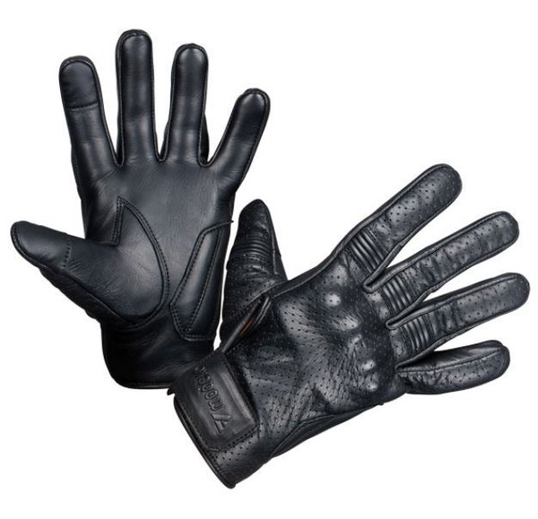 Modeka perforierte Handschuhe schwarz